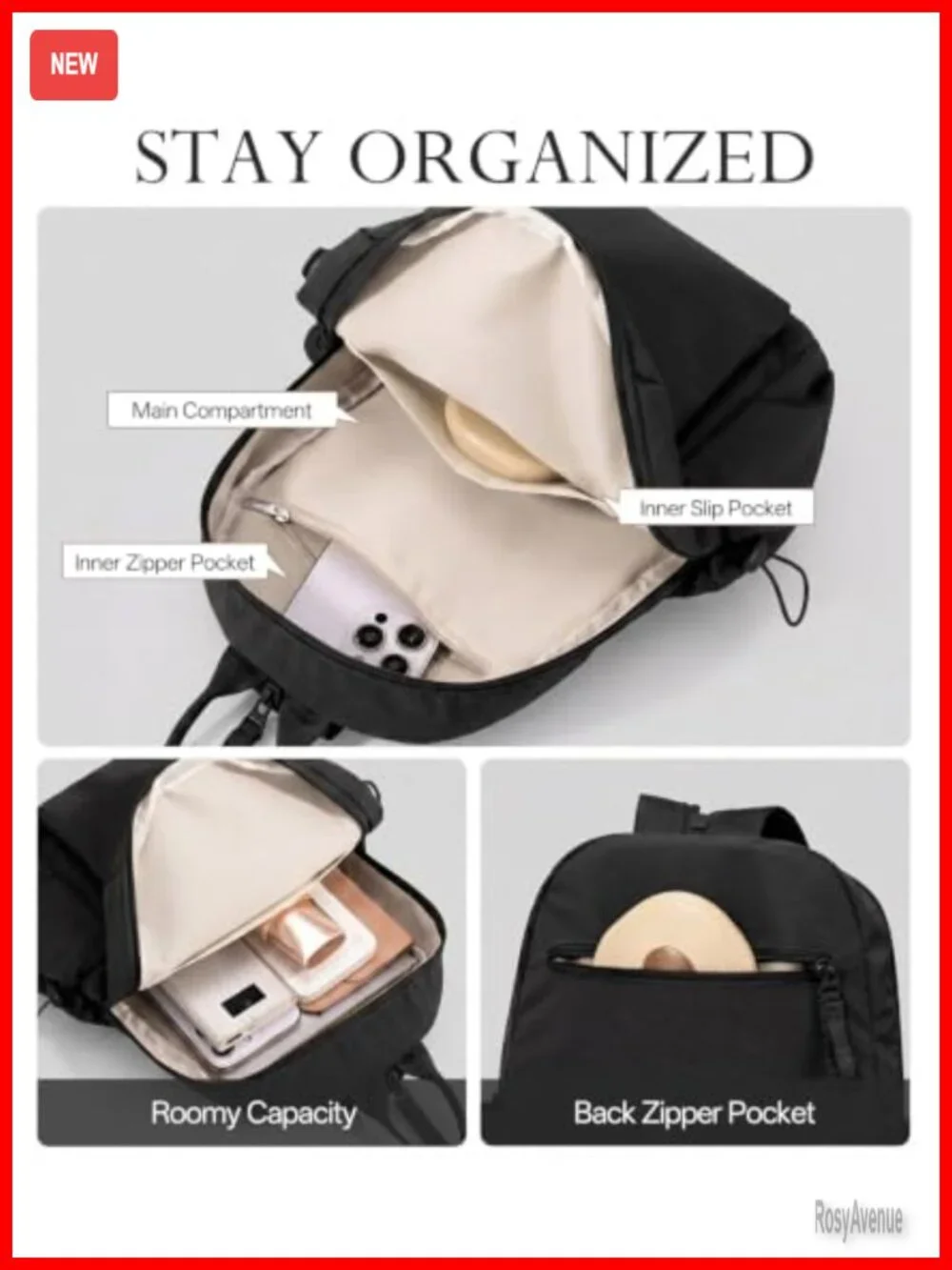 Water-Resistant Nylon Mini Backpack Purse, Convertible Crossbody Sling Bag